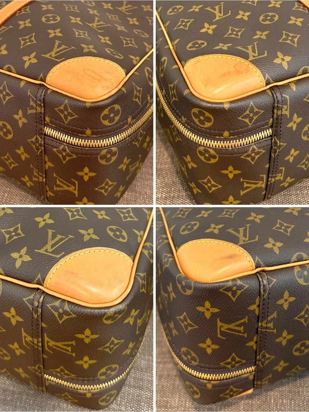 Authentic Louis Vuitton Sirius 45 travel bag M41408 brown monogram LV unisex